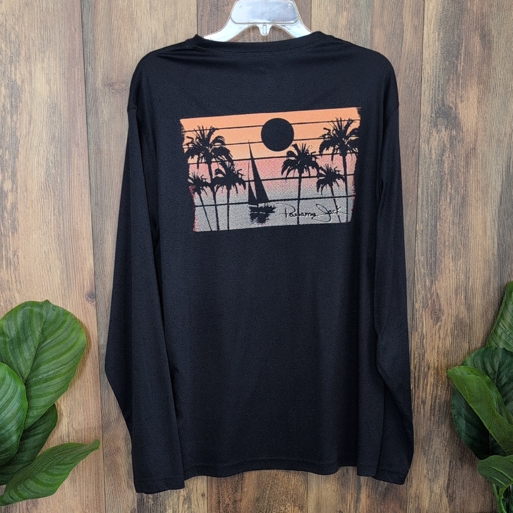 Panama Jack Long Sleeve Cooling Tee Graphic Shirt XL M672